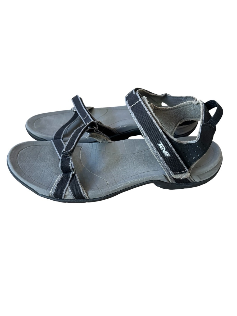 Teva Vera Women's Gray Adjustable Slingback Ankle Strap Sandals 1006263 Size 10